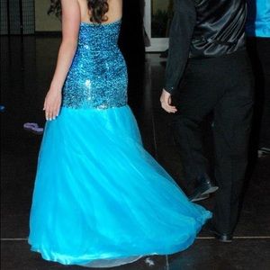 Blue prom dress size 10
